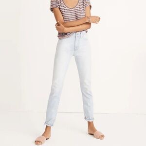 Madewell Perfect Vintage Women Jeans Light Wash Straight - Size 26